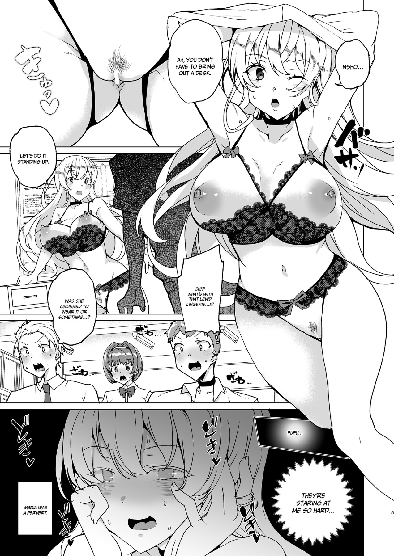 Hentai Manga Comic-Advanced Compulsory Sperm Implantation! EX 1 ~The Class's Unreachable Flower's Perverted Fetish~-Read-5